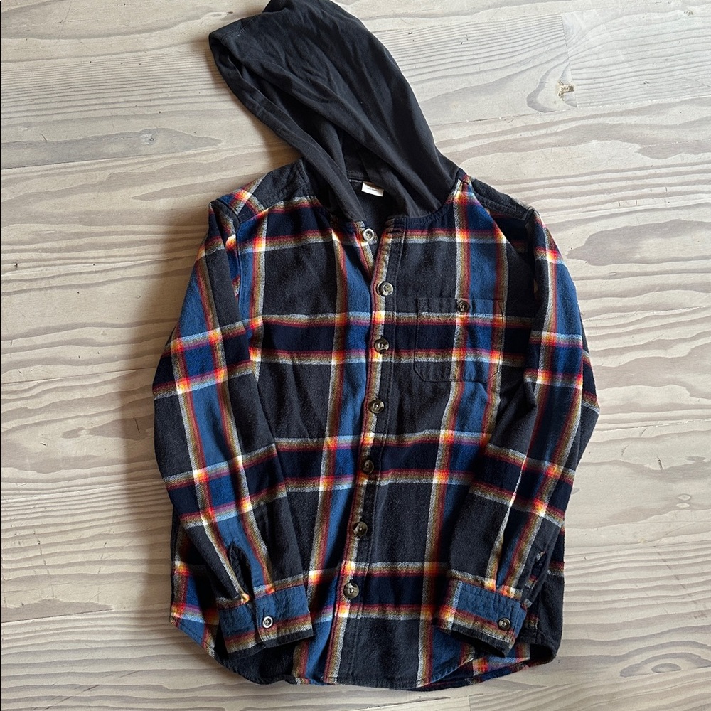Gymboree super soft button up boys Knit Hoodie